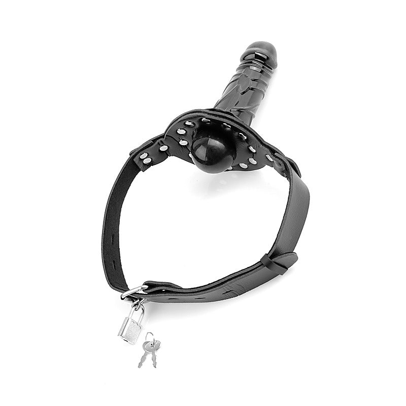 Fetish Fantasy Deluxe Bdsm Play Ball Gag With Dildo - Bondage Gags and Bits