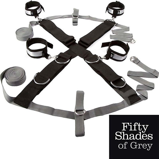 Keep Still Over the Bed Cross Restraint - Cuffs and Restraints