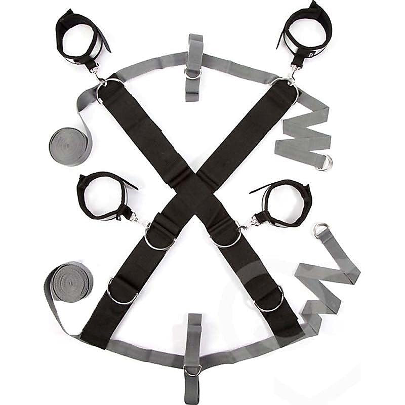 Keep Still Over The Bed Cross Restraint By Love Honey - Cuffs and Restraints