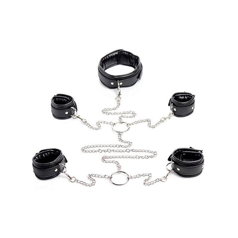 Strict Slave Bondage Shackle Set - Cuffs and Restraints