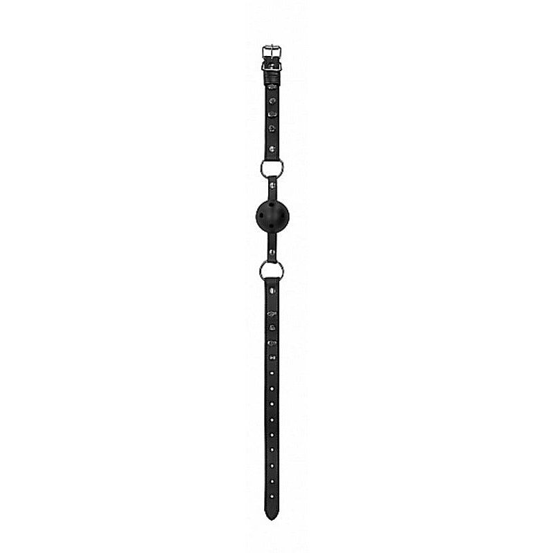 Skull And Bones Breathable Ball Gag By Shots Toys - Bondage Gags and Bits
