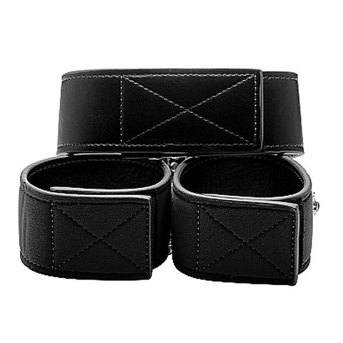 Ouch! Reversible Collar And Wrist Cuffs - Cuffs and Restraints