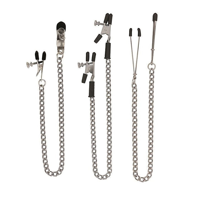 Adjustable Clamp Set by Spartacus Enterprises - Nipple and Clit Clamps