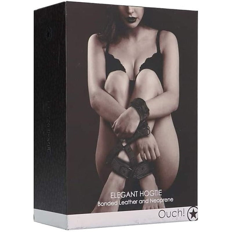 Ouch Elegant Hogtie Bondage Restraints by Shots Toys - Cuffs and Restraints