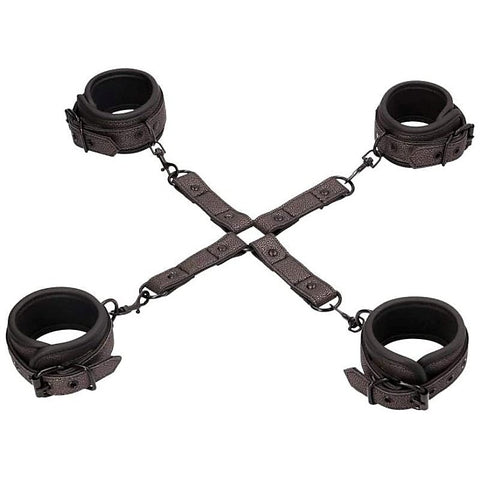 Ouch Elegant Hogtie Bondage Restraints by Shots Toys - Cuffs and Restraints