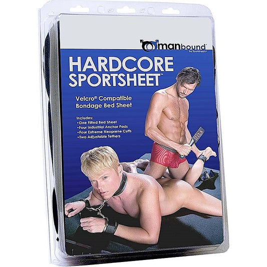 Manbound Hardcore Sportsheet By Sportsheets - Cuffs and Restraints