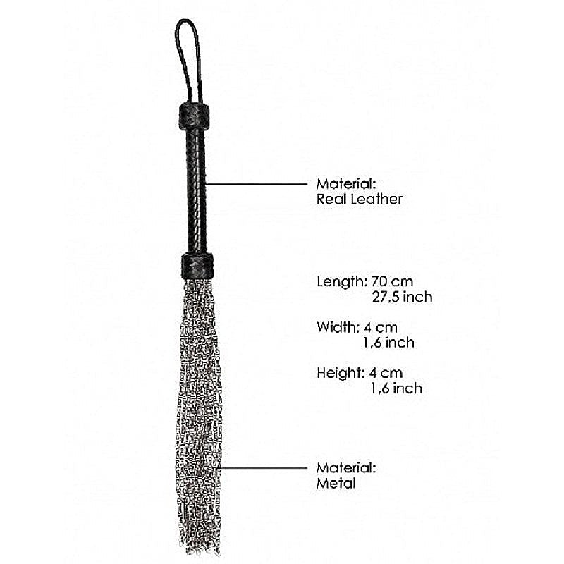 Metal Chain Flogger by Shots Toys - Whips And Crops