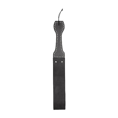Pain Leather Belt Whip Slapper With Wooden Handle - Paddles And Slappers