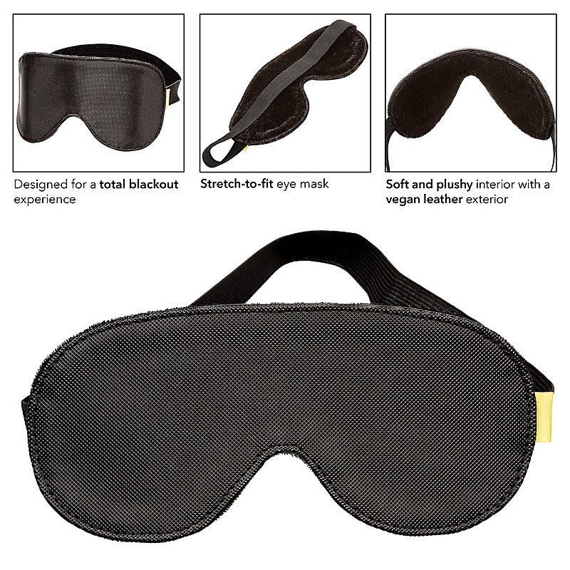 Premium Boundless Fetish Play Blackout Eye Mask - Masks And Blindfolds