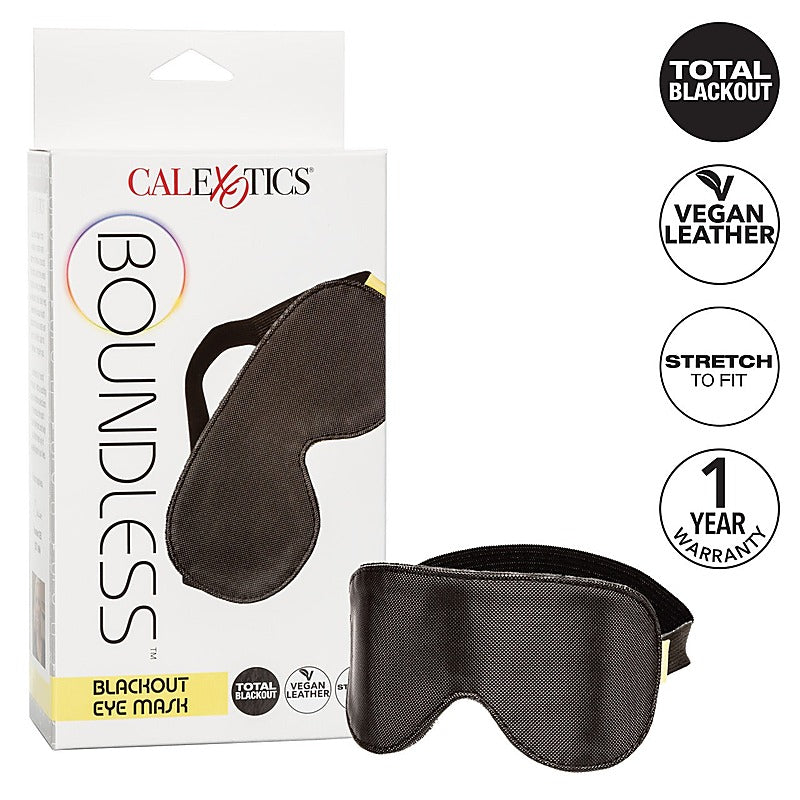 Premium Boundless Fetish Play Blackout Eye Mask - Masks And Blindfolds