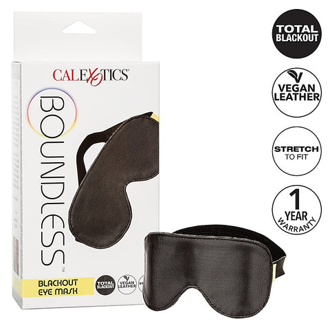 Premium Boundless Fetish Play Blackout Eye Mask - Masks And Blindfolds