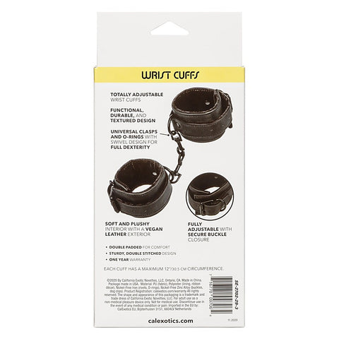 California Exotics Boundless Fetish Play Wrist Cuffs - Cuffs and Restraints