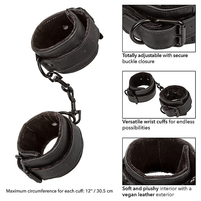 California Exotics Boundless Fetish Play Wrist Cuffs - Cuffs and Restraints