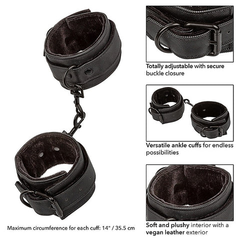 CalExotics Boundless BDSM Play Ankle Cuffs - Cuffs and Restraints
