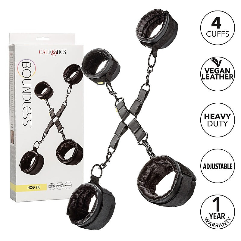 Boundless Bondage Hog Tie By California Exotics - Cuffs and Restraints