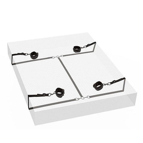 Boundless Bondage Play Bed Restraint By California Exotics - Cuffs and Restraints