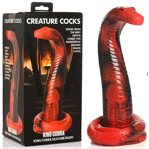 Premium King Cobra Silicone Dildo By Xr Brands - Non-Realistic Dildos