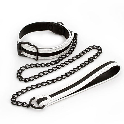 GLO Bondage Collar and Leash - Collars and Leads