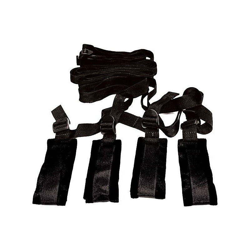 Sex & Mischief Bed Bondage Restraint Kit by Sportsheets - Bondage Kits