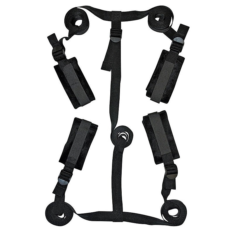 Sex & Mischief Bed Bondage Restraint Kit by Sportsheets - Bondage Kits