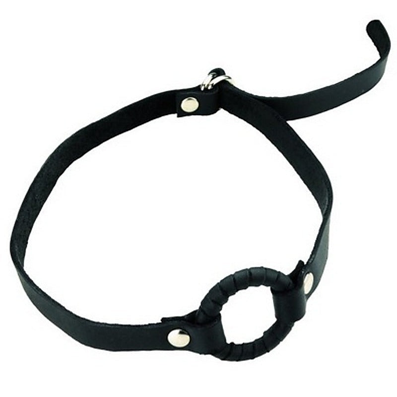 O-Ring Gag With D-Ring Closure By Spartacus Enterprises - Bondage Gags and Bits