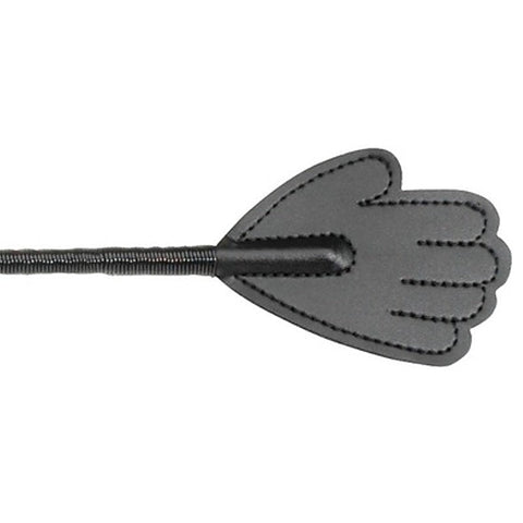26 Inch Black Hand Tip Bondage Crop - Whips And Crops