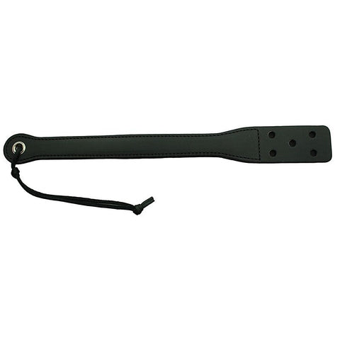18 Inch Long Black Leather Slapper By Spartacus Enterprises - Paddles And Slappers