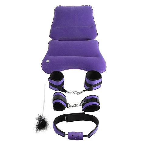 Purple Pleasure Bondage Set By Pipedream Products - Bondage Kits
