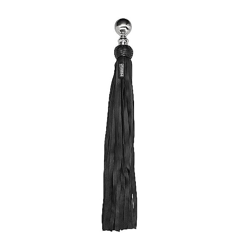 Pain Heavy Metal Ball Flogger By Shots Toys - Whips And Crops