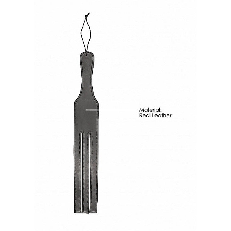 Three Finger Paddle Tawse by Shots Toys - Paddles And Slappers