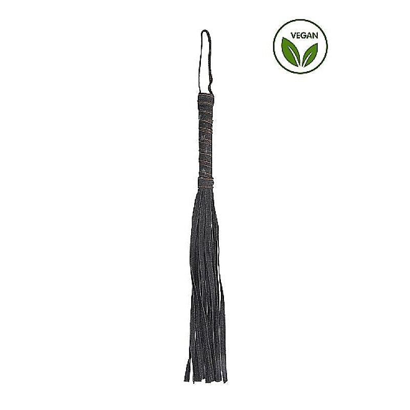 Ouch! Denim Flogger Bondage Whip by Shots Toys - Whips And Crops