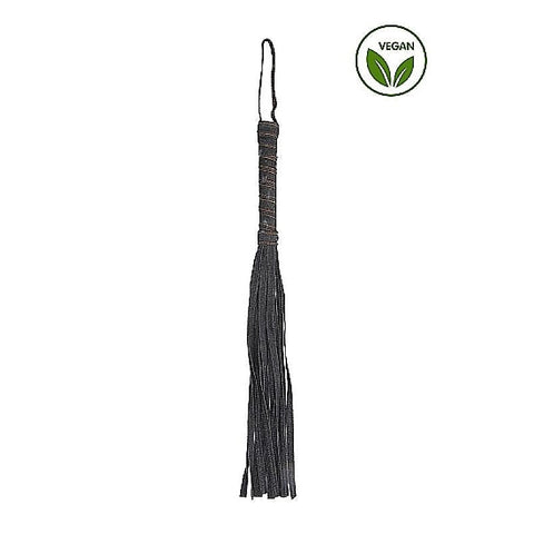 Ouch! Denim Flogger Bondage Whip by Shots Toys - Whips And Crops