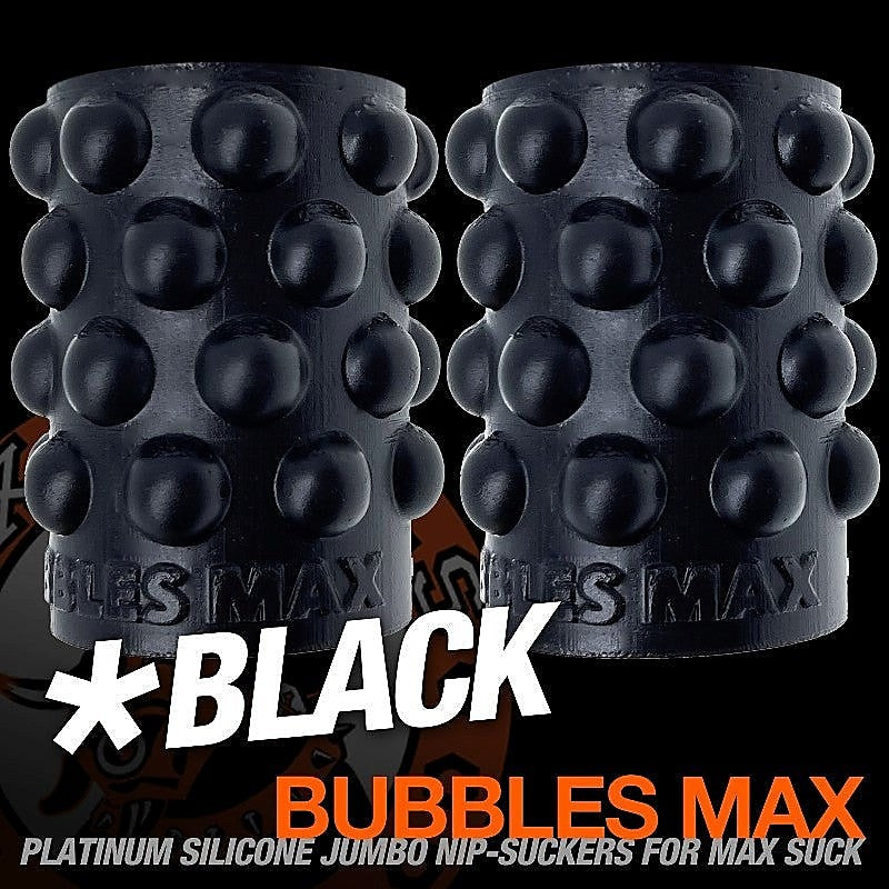 Bubbles Max Black by Oxballs - Breast and Nipple Toys