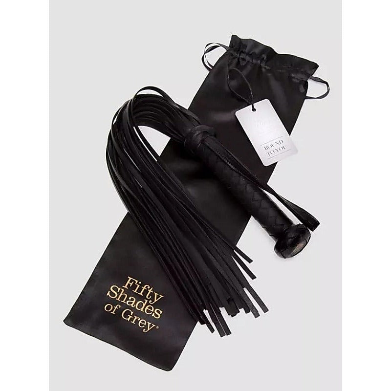 Fifty Shades Vegan Leather BDSM Flogger - Serious Pleasure - Whips And Crops