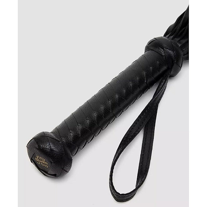 Fifty Shades Vegan Leather BDSM Flogger - Serious Pleasure - Whips And Crops