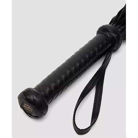 Fifty Shades Vegan Leather BDSM Flogger - Serious Pleasure - Whips And Crops