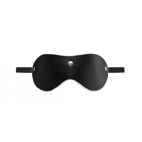 Bad Romance Leather Eye Mask By Shots Toys - Masks And Blindfolds