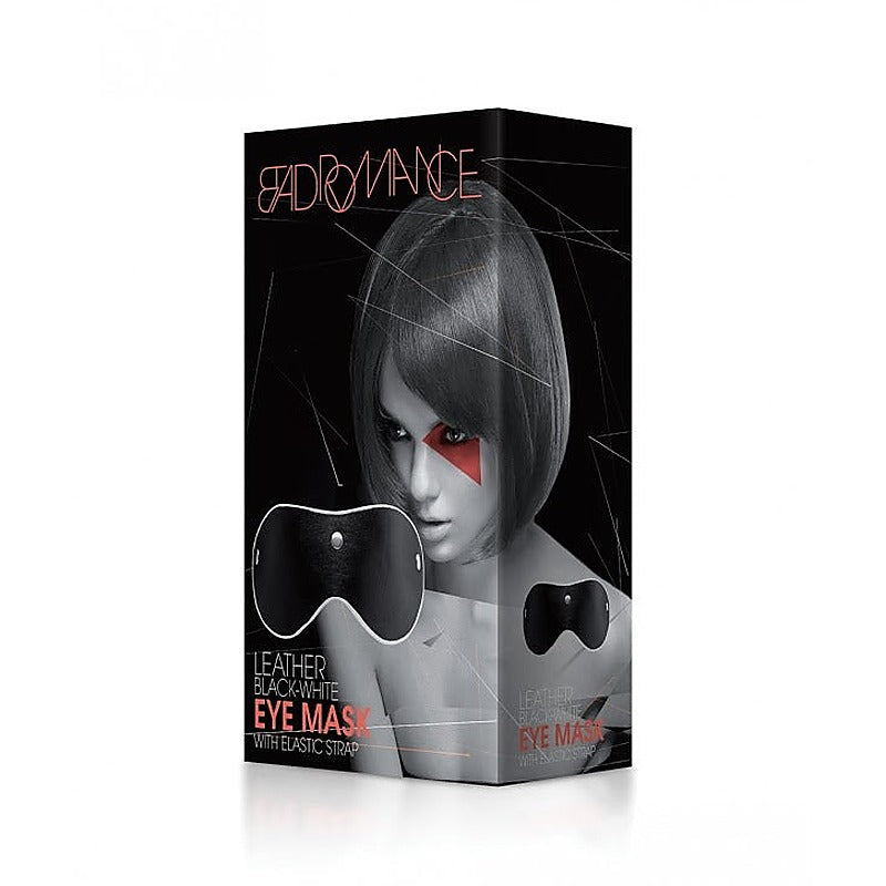 Bad Romance Leather Eye Mask By Shots Toys - Masks And Blindfolds