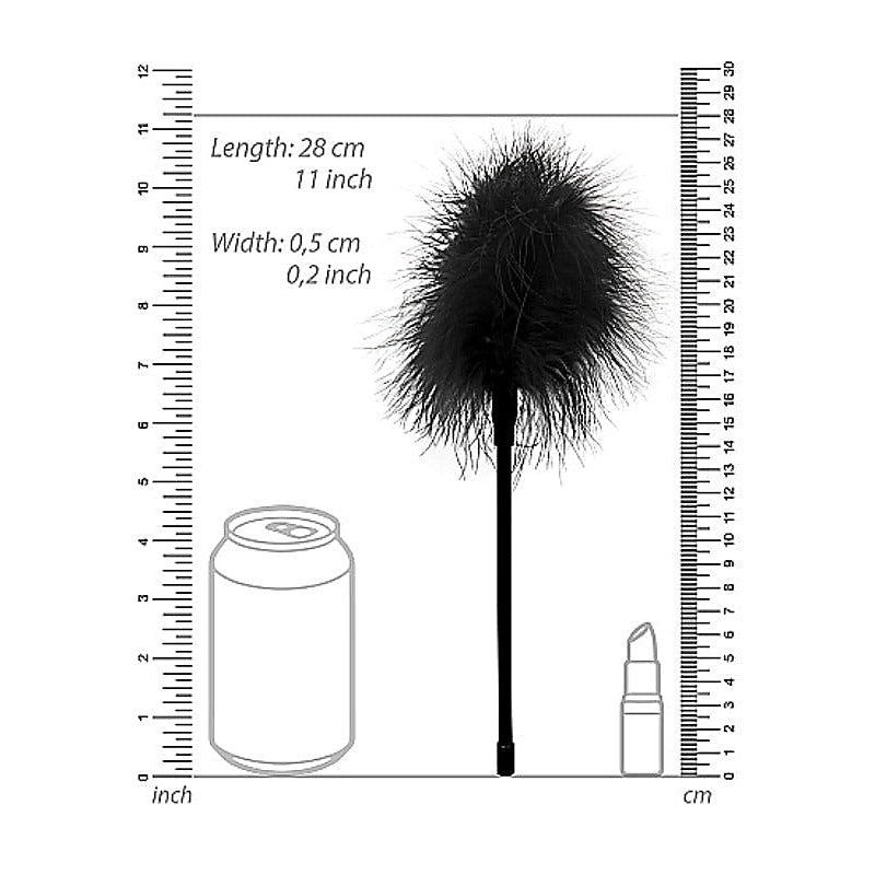 OUCH! & Feather Tickler Feather Crop by Shots Toys - Whips And Crops