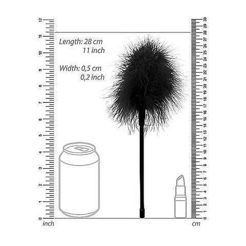 OUCH! & Feather Tickler Feather Crop by Shots Toys - Whips And Crops