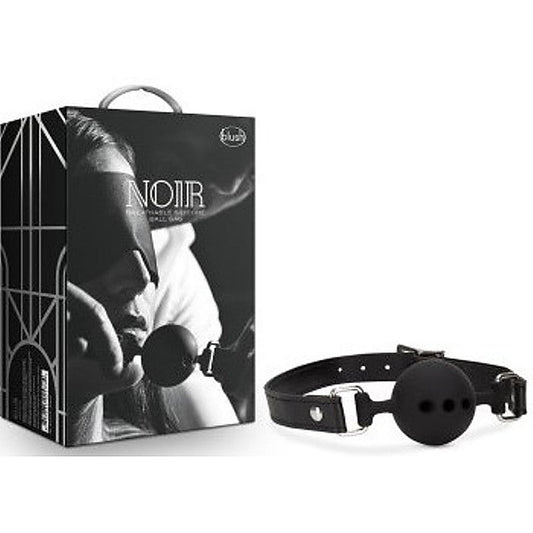 Breathable Silicone Gag Black