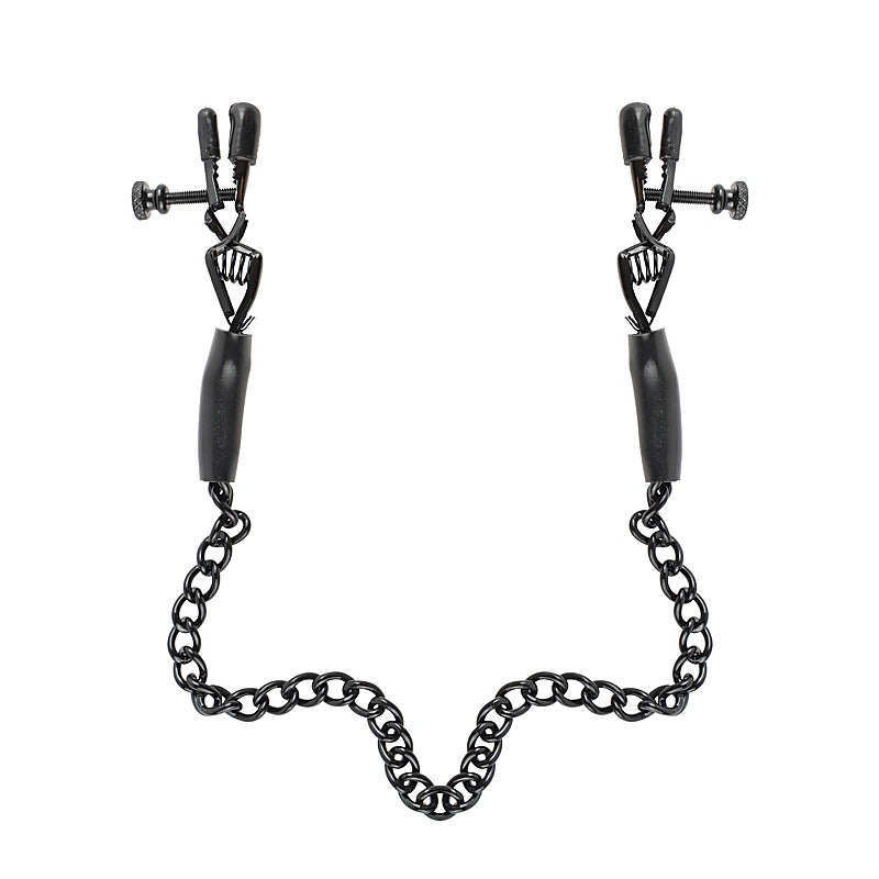 Fetish Fantasy Adjustable Nipple Chain Clamps - Nipple and Clit Clamps