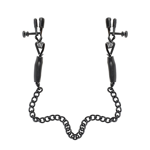 Fetish Fantasy Adjustable Nipple Chain Clamps - Nipple and Clit Clamps
