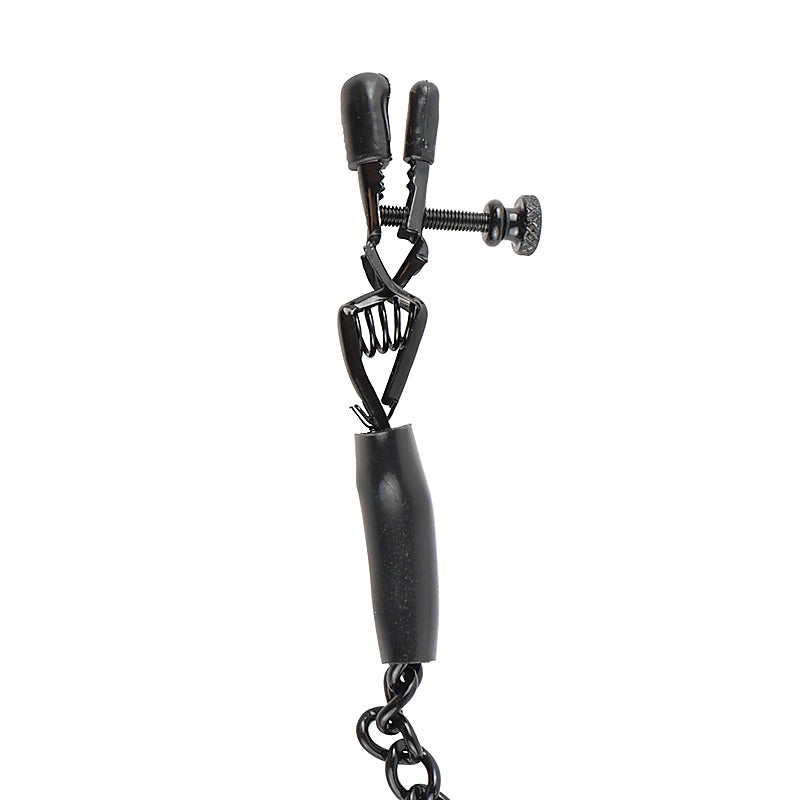 Fetish Fantasy Adjustable Nipple Chain Clamps - Nipple and Clit Clamps