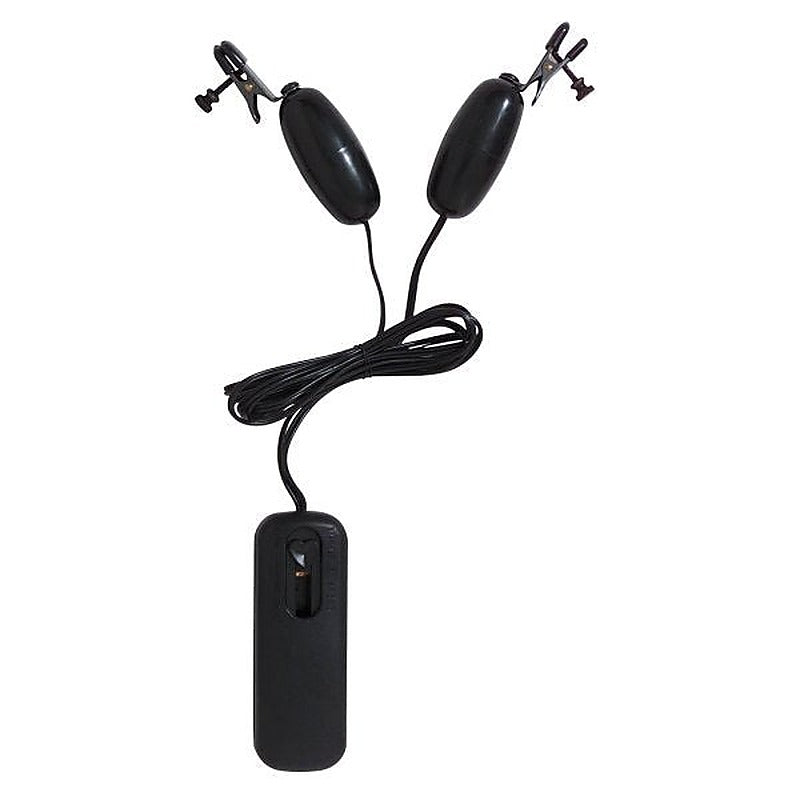 Vibrating Alligator Mini Nipple Clamps - Nipple and Clit Clamps