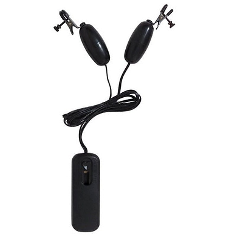 Vibrating Alligator Mini Nipple Clamps - Nipple and Clit Clamps