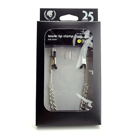Endurance Teaser Tip Clamps - Link Chain - Nipple and Clit Clamps