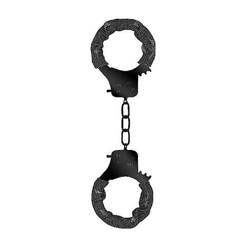 OUCH! Denim Metal Handcuffs by Shots Toys - Cuffs and Restraints