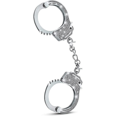 Temptasia Bling Cuffs - Luxurious Stainless Steel Restraints - Collars and Leads