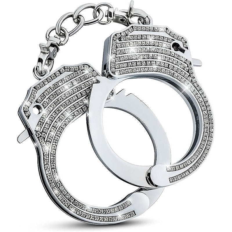 Temptasia Bling Cuffs - Luxurious Stainless Steel Restraints - Collars and Leads